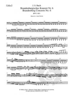 Brandenburgisches Konzert Nr. 6 BWV 1051 von Johann Sebastian Bach 