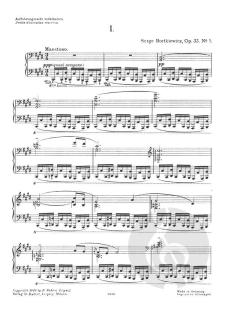 Zehn Präludien op. 33 von Sergej Bortkiewicz 