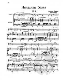 Ungarische Tänze Band 1 von Johannes Brahms 