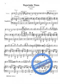 Ungarische Tänze Band 2 von Johannes Brahms 