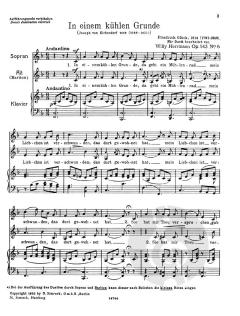 Deutsche Volkslieder op. 143 Band 2 