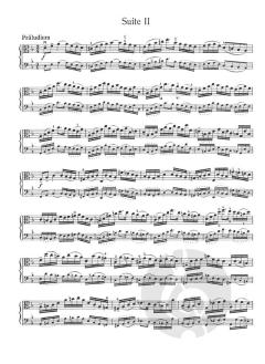 Suiten für Violoncello Band 1 von Johann Sebastian Bach für Viola übertragen im Alle Noten Shop kaufen