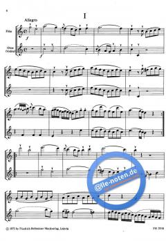 3 Duos, op. 38 von Franz Anton Hoffmeister für Holzbläser Duo im Alle Noten Shop kaufen