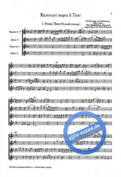 4 vierstimmige Ricercare (Giovanni Pierluigi da Palestrina) 