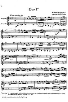 3 große Duette von Wilhelm Kopprasch für Horn Duett