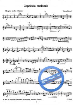 Capriccio zurlando von Klaus Hertel 