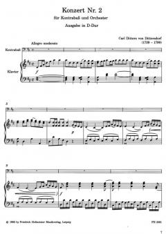 2. Konzert von Carl Ditters von Dittersdorf 