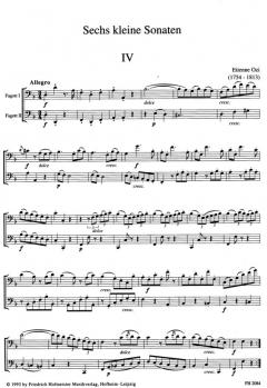 6 kleine Sonaten Heft 2 (Etienne Ozi) 