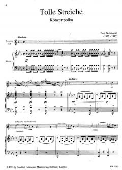 Tolle Streiche von Emil Waldteufel 