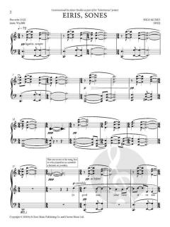 Eiris, Sones von Nico Muhly 