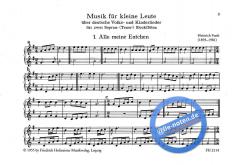 Musik für kleine Leute über deutsche Volks- und Kinderlieder (Heinrich Funk) 