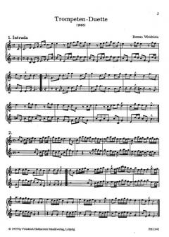 Trompetenduette von Roman Weichlein im Alle Noten Shop kaufen