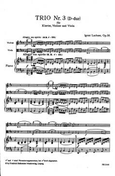 Trio Nr. 3 D-Dur, op. 58 (Ignaz Lachner) 
