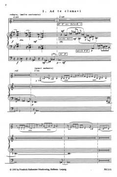 Quattro intonazioni per corno e (grande) organo von Theodor Hlouschek für Horn und Orgel