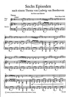 6 Episoden von Horst Meyer-Selb für Horn und Klavier