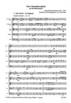 Vier Charakterstücke (Georg Philipp Telemann) 