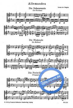 Allemanden und Menuette von Leone de Naples 