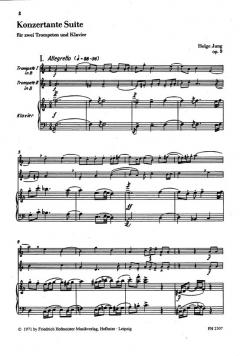 Konzertante Suite, op. 9 von Helge Jung 