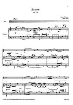 Sonate, op. 13 von Gustav Schreck 
