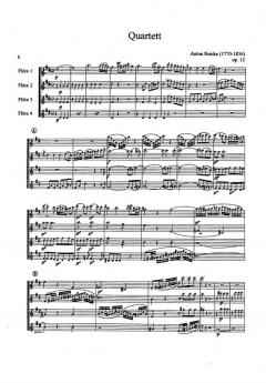 Quartett, op. 12 von Anton Reicha 
