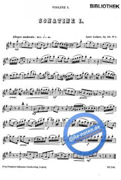Sonatine G-Dur, op. 90/1 von Ignaz Lachner 