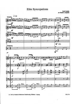 Ragtimes: Elite Syncopations von Scott Joplin 