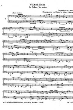 6 Duos faciles, op. 41 von Jacques Francois Gallay 
