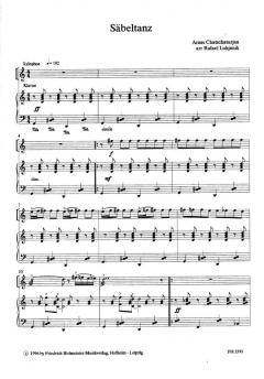 Säbeltanz aus dem Ballett Gajaneh von Aram Chatschaturjan 