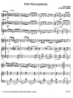 Ragtimes: Elite Syncopations von Scott Joplin 