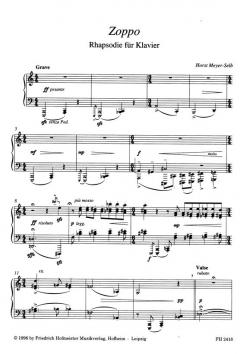 Zoppo ('Der Hinkende'). Eine Tanzvision von Horst Meyer-Selb 