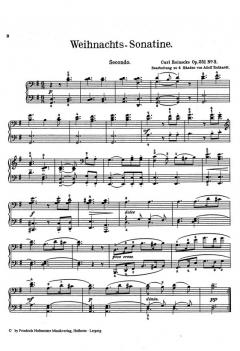 Weihnachts-Sonatine op. 251,3 von Carl Reinecke 