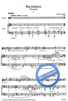 Ricordanza (Erinnerung) von Horst Meyer-Selb 