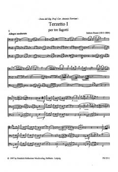 Terzetto per tre fagotti (Isidore Rossi) 