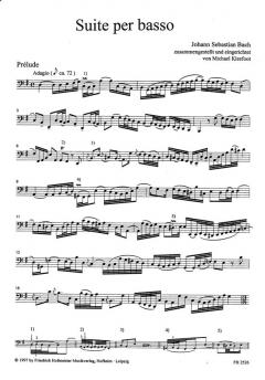Suite per basso von Johann Sebastian Bach 
