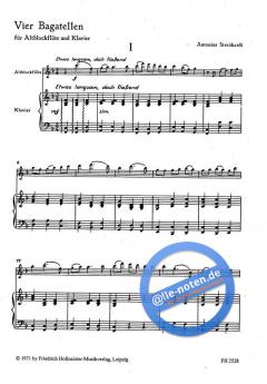4 Bagatellen (Antonius Streichardt) 