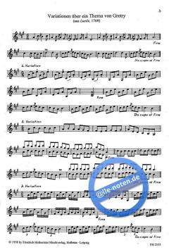 Variationen von Pietro Denis 