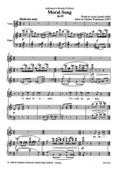 Moral Song, op. 42 von Graham Waterhouse 