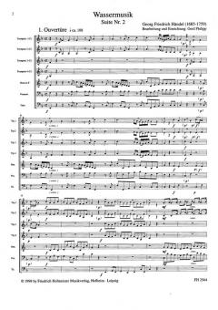 Suite II aus der 'Wassermusik' HWV 349 (Georg Friedrich Händel) 