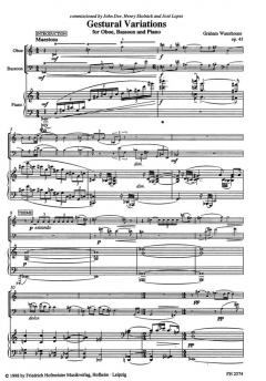 Gestural Variations, op. 43 (Graham Waterhouse) 