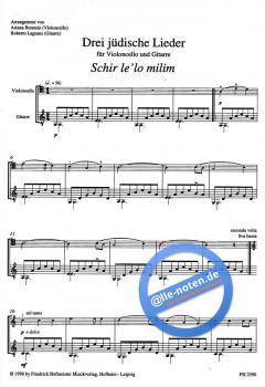 3 jüdische Lieder 