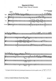 Quartett G-Dur (Georg Abraham Schneider) 