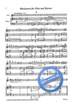 Miniaturen von Petr Eben 