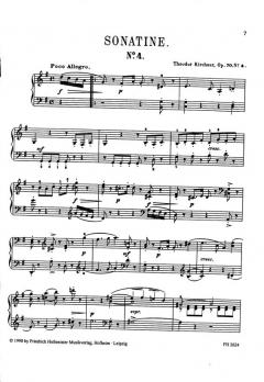 Sonatine op. 70 Nr. 4 von Theodor Kirchner 