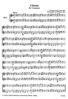 5 Duette von Gioachino Rossini 