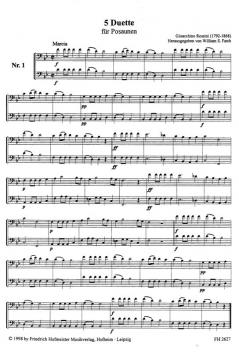 5 Duette von Gioachino Rossini 