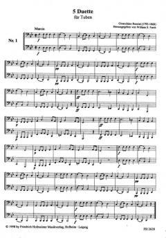 5 Duette von Gioacchino Rossini 