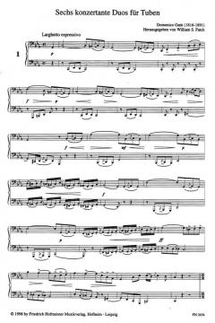 6 konzertante Duos von Domenico Gatti 