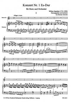 Konzert Nr. 1 Es-Dur für Horn und Orchester von Willem Spandau im Alle Noten Shop kaufen