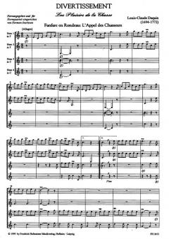 Divertissement von Louis-Claude Daquin für Hornquartett