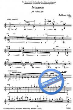 Imitationen von Burkhard Meier 